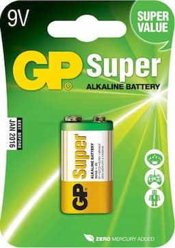 GP Super Alkaline 9 volt E