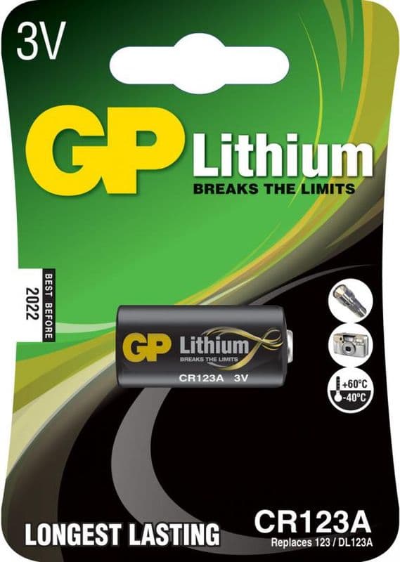 GP Photo Lithium CR123A 