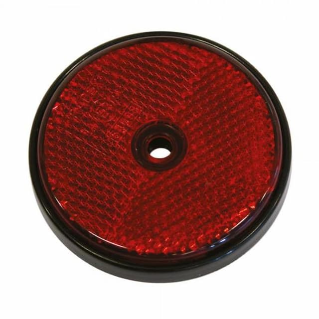 Reflector rond rood