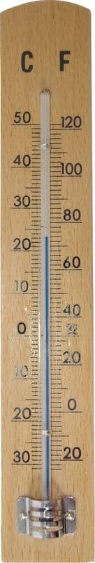 Thermometer beuken 20cm.