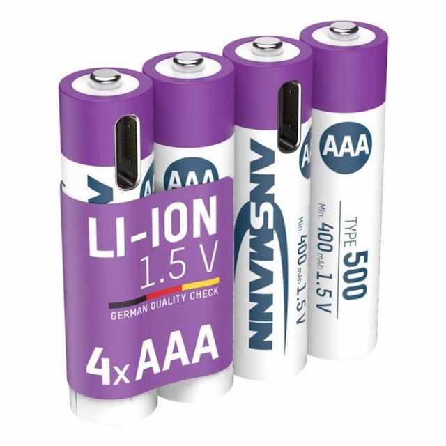 Li-ion AAA oplaadbaar USB-C